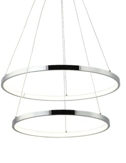 Foto 2 | Candil Colgante Dos Aros Led Infinitum