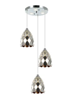 Foto 1 | Lámpara Candil Lirio 3 Luces LED para Decorar - Plateada