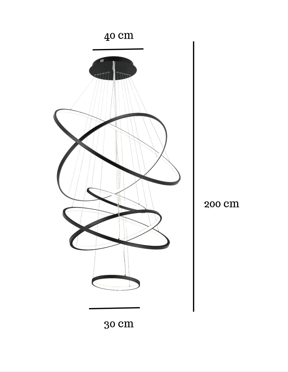 Foto 3 | Candil Infinitum 6 Aros