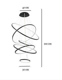 Foto 3 | Candil Infinitum 6 Aros