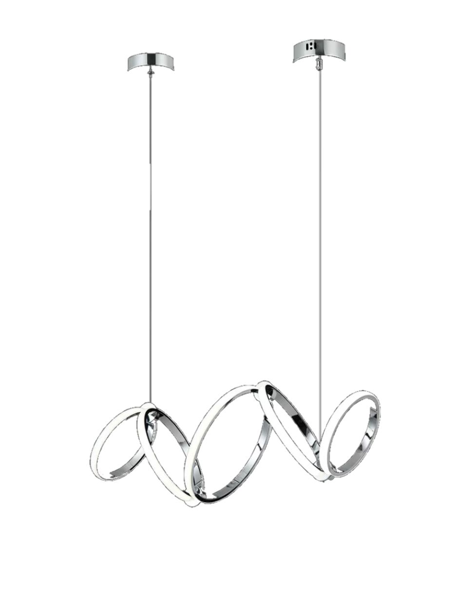 Foto 1 | Lámpara Colgante 5 Aros