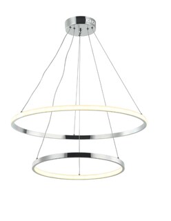 Foto 1 | Candil Colgante 2 Aros Led