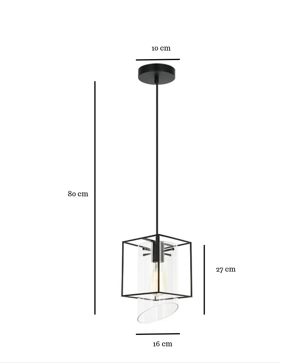 Foto 4 pulgar | Lámpara Candil Cordovan 1 Luz LED para Decorar - Foco E27 de 40W