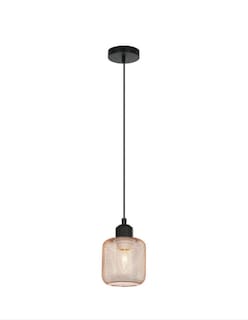 Foto 1 | Candil Iluminación Luz Vic Rust 1 Luz LED Negro