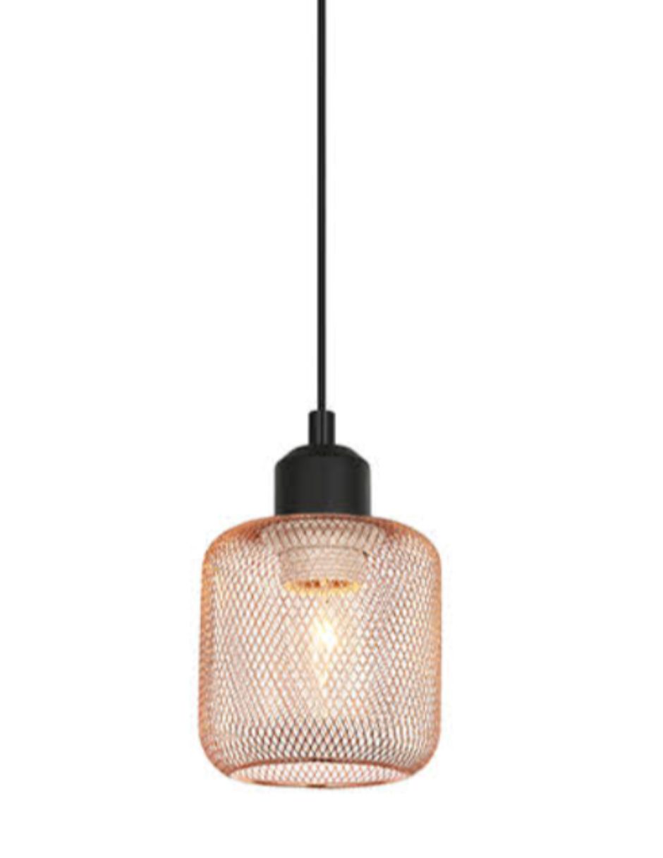 Foto 3 pulgar | Candil Iluminación Luz Vic Rust 1 Luz LED Negro