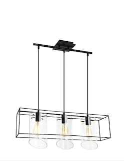 Foto 1 | Candil Iluminación Luz Vic Cordovan 3 Luces
