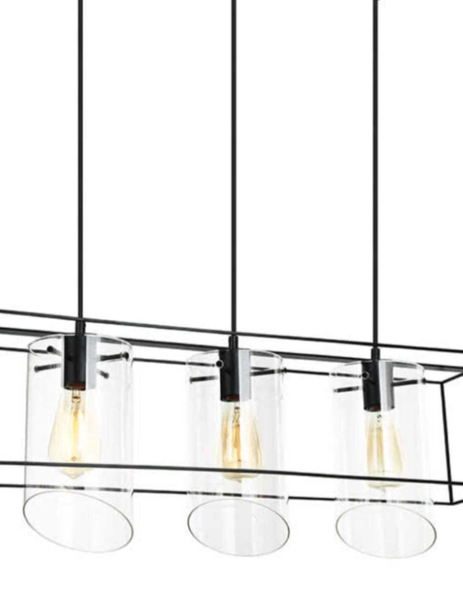 Foto 2 | Candil Iluminación Luz Vic Cordovan 3 Luces