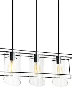 Foto 2 | Candil Iluminación Luz Vic Cordovan 3 Luces