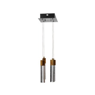 Foto 1 | Lámpara De Techo Led Cristal C. Star De 4 Luces Alto Ajustable