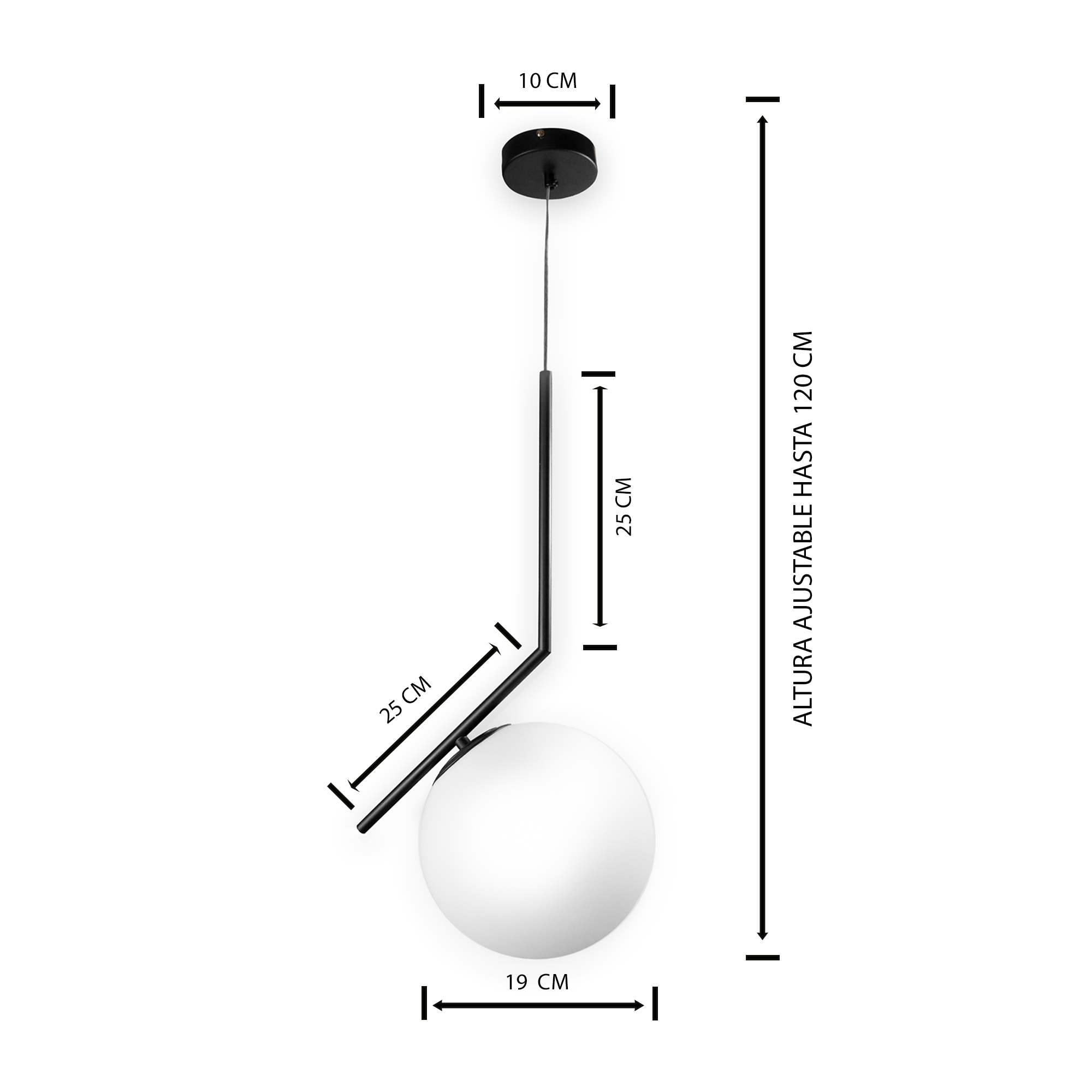 Foto 7 pulgar | Candil Colgante Led Cosmos Boreal Con Altura Ajustable