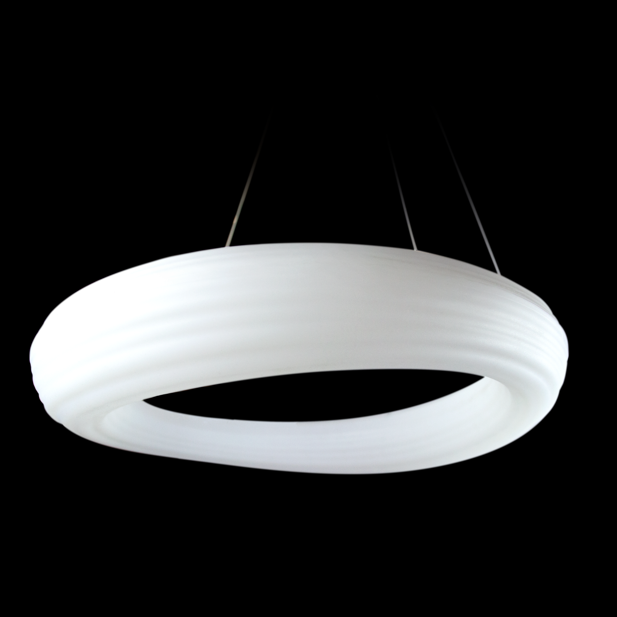 Foto 5 pulgar | Candil Colgante Con Luz Led Ajustable Cosmos Aro Blanco