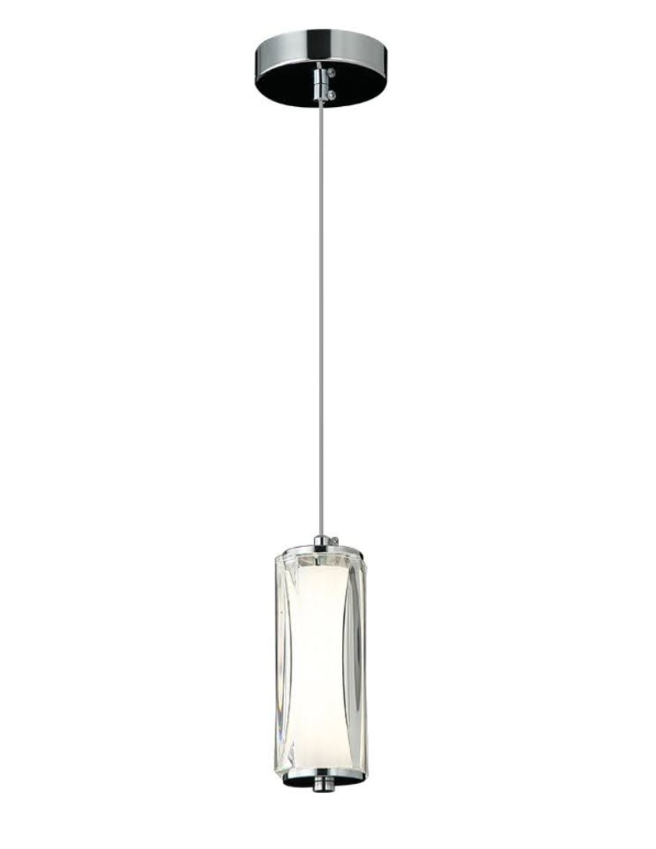 Foto 1 | Lampara Colgante Pinto Vidrio 1 Luz