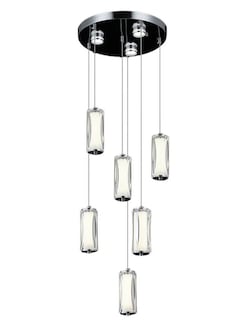 Foto 1 | Lampara Colgante Pinto Viderio 6 Luces