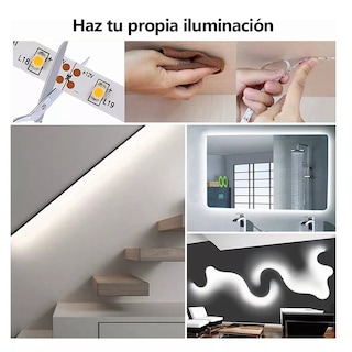 Foto 5 | Tira LED Eo Safe Imports Esi-8073 de Luz Blanca Decoración 2 Rollos 5 m Blanco