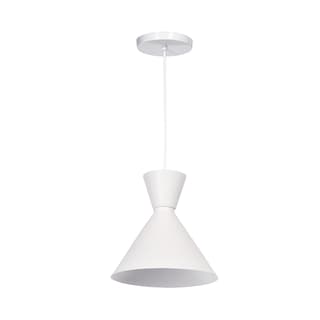 Foto 2 | Luminario Colgante 20w Lamina Acero Inoxidable Blanco Maxxi