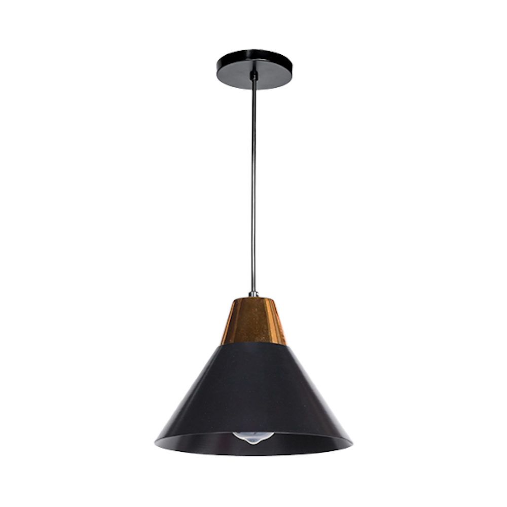 Foto 2 | Luminario Colgante Metal Negro/cobre 127/240v Maxxi