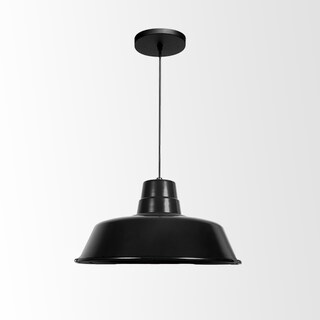 Foto 2 | Luminario Techo Colgante Campana Acero Negro Maxxi