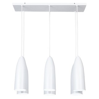Foto 1 | Luminario Múltiple Colgante Campana Candil Maxxi MX-CL8057/B/6 Blanco 6 Candiles