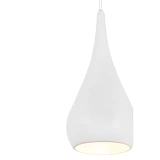 Foto 3 | Luminario Colgante Forma De Gota Acero Cromado Blanco Maxxi
