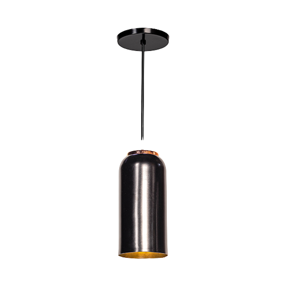 Foto 2 pulgar | Luminario Colgante Metal Negro/cobre 1 X E26 Maxxi