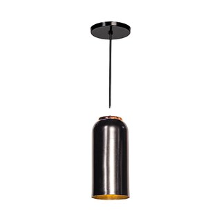 Foto 1 | Luminario Colgante Metal Negro/cobre 1 X E26 Maxxi