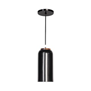 Foto 2 | Luminario Colgante Metal Negro/cobre 1 X E26 Maxxi