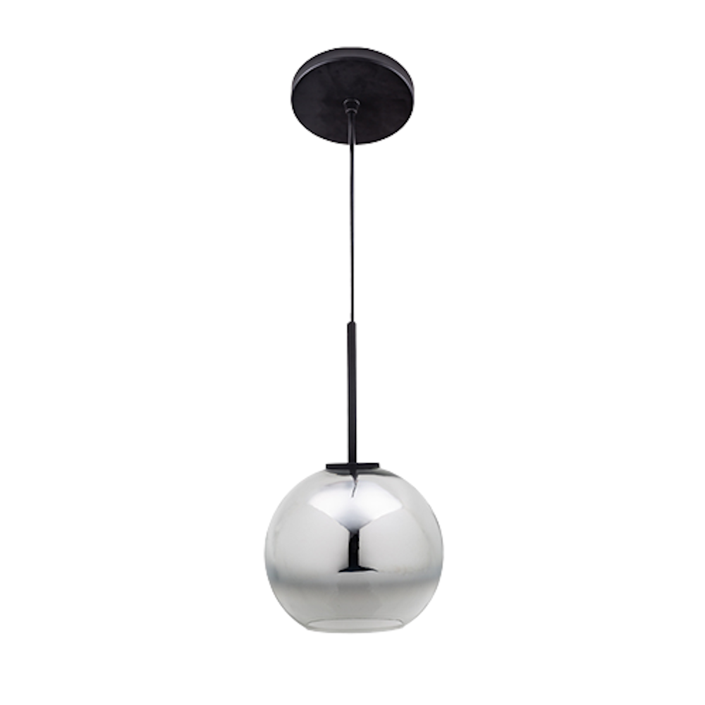 Foto 1 | Lampara Colgante Tipo Esfera Negro Soplado Acero Maxxi