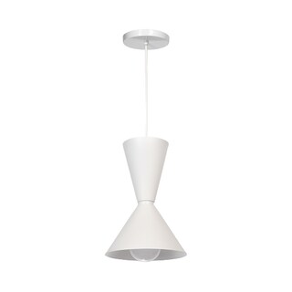 Foto 2 | Luminador Colgante Acero Inoxidable Blanco Mate Maxxi