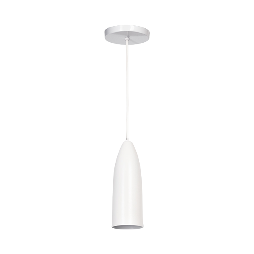 Luminario Colgante Acero Inoxidable Blanco Mate Maxxi