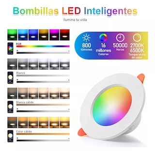 Foto 2 | Lampara de Techo Led Eo Safe Imports 2 Piezas Multicolor