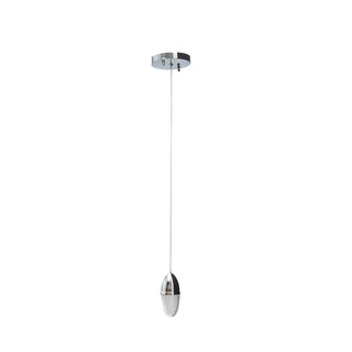 Foto 1 | Lámpara De Techo Led Gamalux Flotante Acero Y Cristal 1 Luz