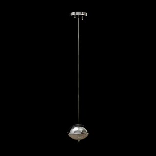 Foto 3 | Lámpara De Techo Led Flotante Acero Inox Y Cristal De 1 Luz