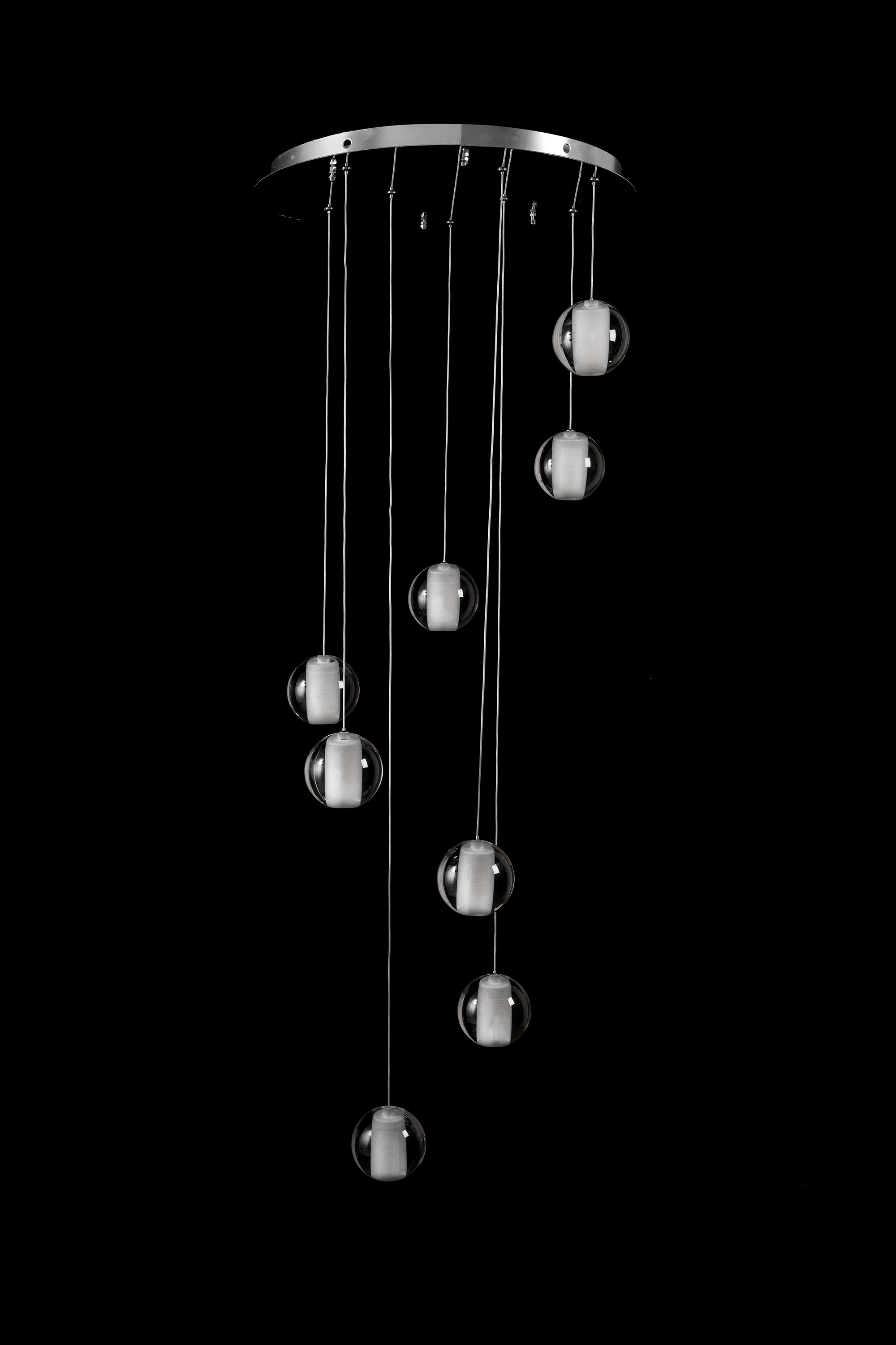 Foto 3 | Candil de Techo Cristal Gamalux Premier Espiral de 8 Luces