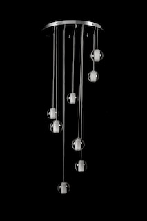 Foto 3 | Candil de Techo Cristal Gamalux Premier Espiral de 8 Luces