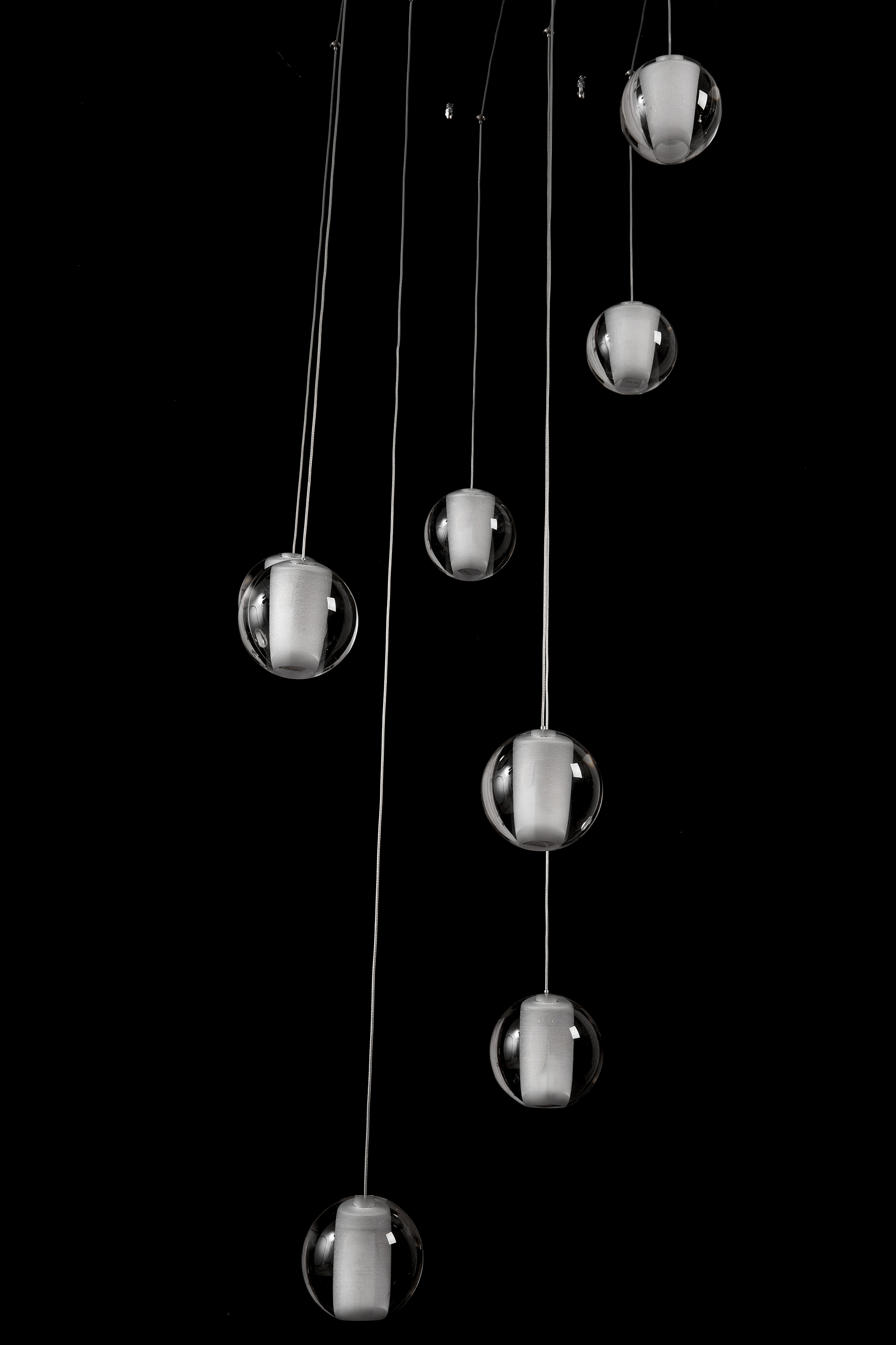 Foto 4 | Candil de Techo Cristal Gamalux Premier Espiral de 8 Luces