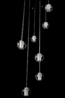 Foto 4 | Candil de Techo Cristal Gamalux Premier Espiral de 8 Luces
