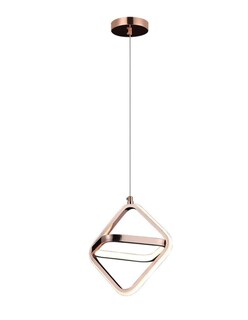 Foto 1 | Lámpara Colgante Iluminación Luz Vic LV 345-1 Triangular Cobre