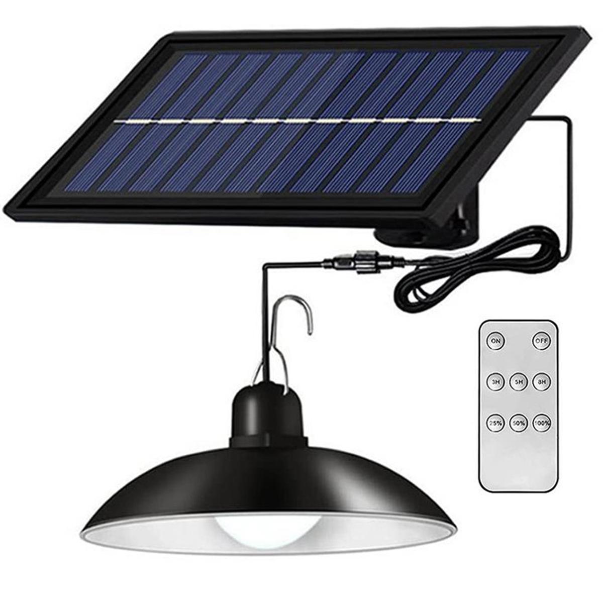 Lámpara Solar Led Ventdepot Mxslu-001 Negra