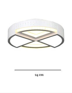Foto 3 | Plafón Ampoal Circular LED para techo en color blanco