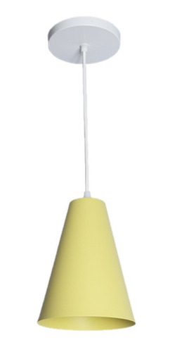 Foto 1 | Lámpara Techo Colgante Moderna Aluminio Maxxi Mx-cl1820-5 Amarillo