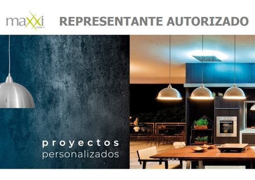 Foto 2 | Lámpara Techo Colgante Moderna Aluminio Maxxi Mx-cl1820-5 Amarillo