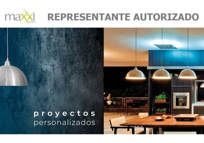 Foto 2 | Lámpara Techo Colgante Moderna Aluminio Maxxi Mx-cl1820-5 Amarillo