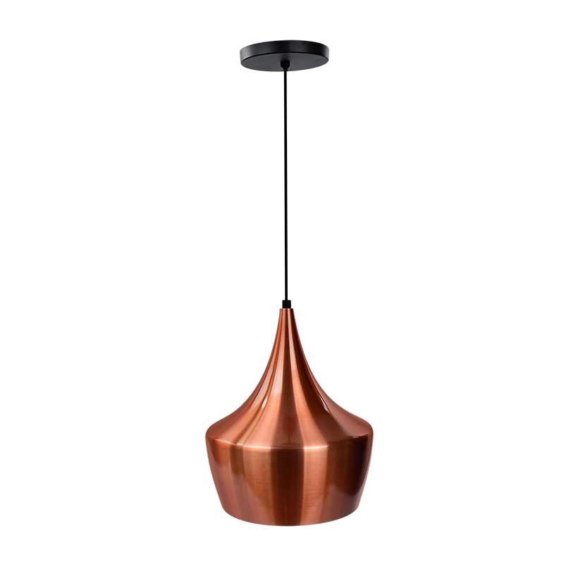 Foto 1 | Luminario Colgante Campana Metálica Anodizado Cobre Maxxi