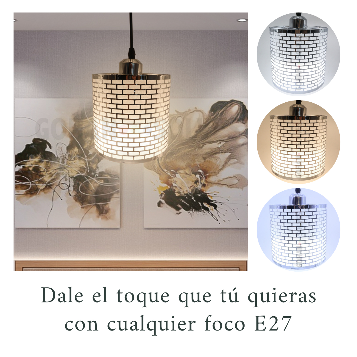 Foto 3 | Lámpara Colgante Moderna Decorativa para Interiores