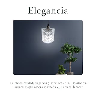 Foto 4 | Lámpara Colgante Moderna Decorativa para Interiores