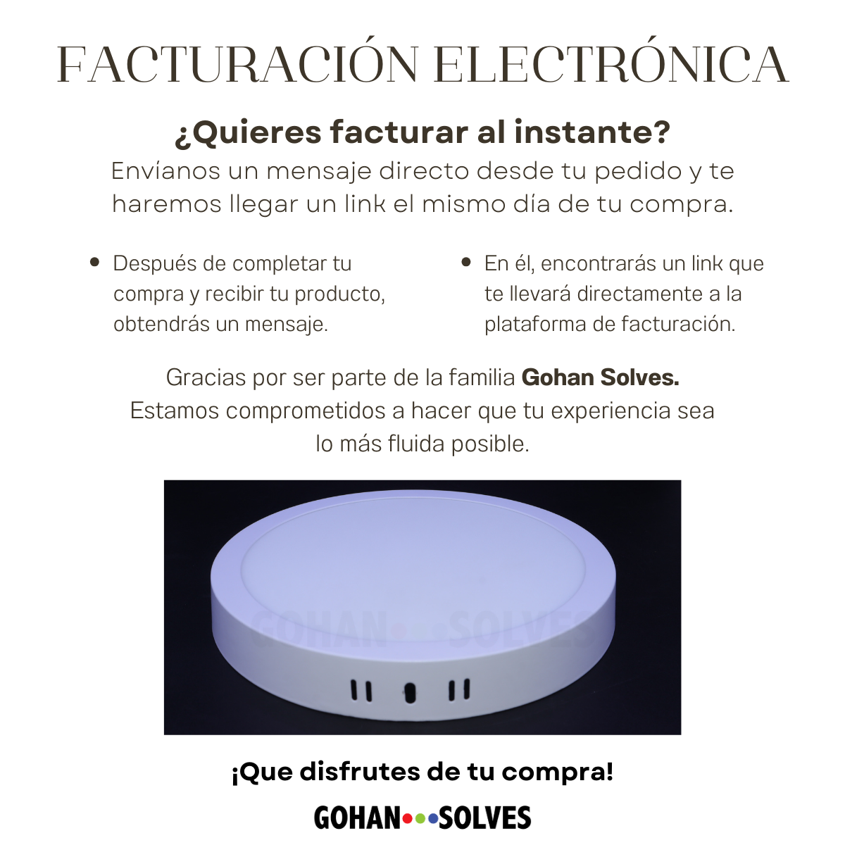 Foto 6 | 4 Lamparas De Techo Plafon Led Sobreponer Redondo 3 Tonos 18w