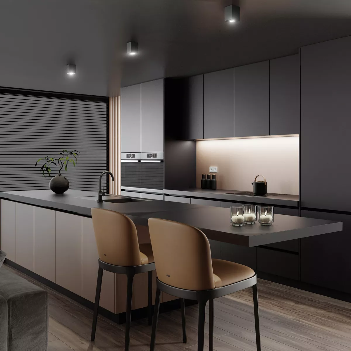 Foto 4 pulgar | Luminario Sobreponer Eo Safe Imports  Esi-14305 Negro