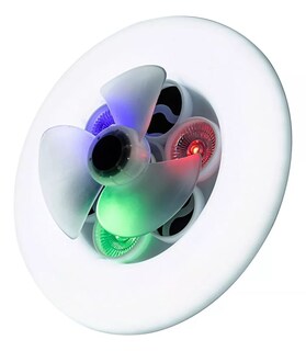 Foto 2 | Lampara Ventilador de Techo Tianlai Blanco