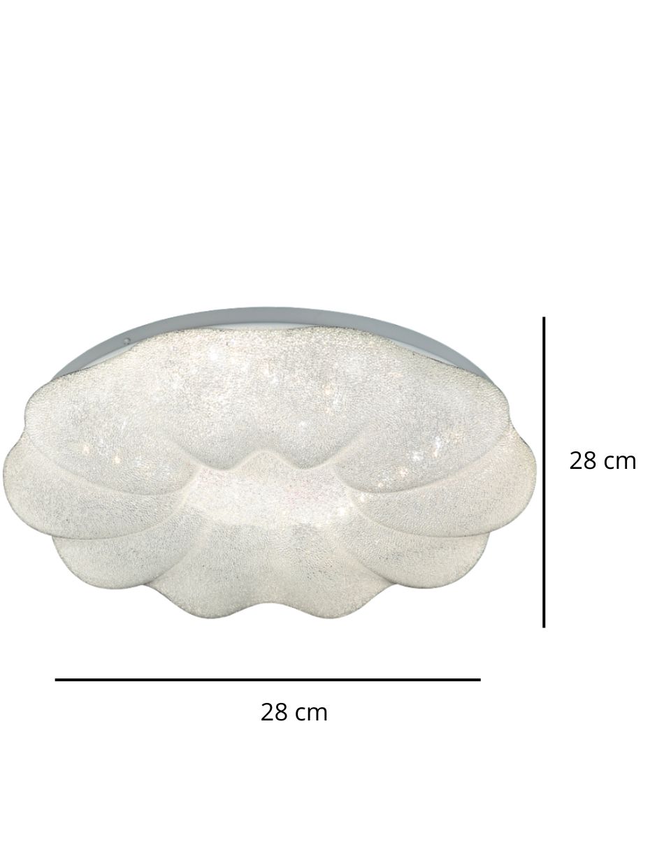Foto 4 pulgar | Plafon Acrilico Flor Chica