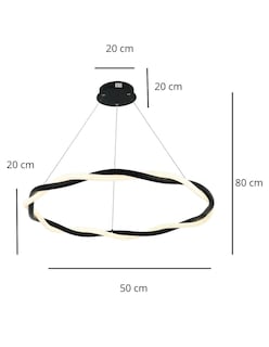 Foto 3 | Lámpara Colgante Iluminación Luz Vic Trenza Chica